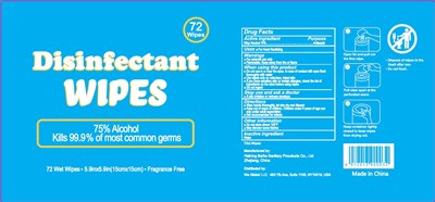 1 (Disinfectant Wipes 72 Pcs 75)
